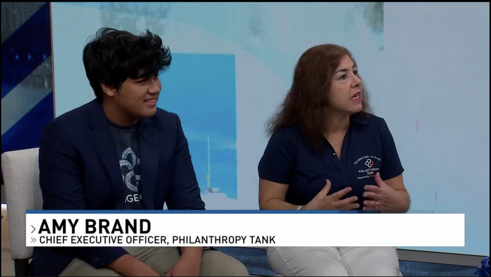 Philanthropy Tank Enan Khan and Amy Brand